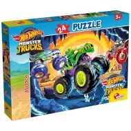 Hot Wheels Monster Trucks 24-teiliges Puzzle 35x25cm - Lisciani