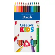 ICO: Creative Kids dreieckige Jumbo-Buntstifte, 12 Stück