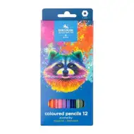 ICO: Koh-I-Noor 3552 Sechseckiger Buntstift in Waschbärbox, 12 Stück