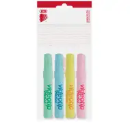 ICO: Videotip Pastellfarbene Textmarker-Set 4 Stück