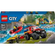 LEGO® City: 4x4 Feuerwehrfahrzeug mit Rettungsboot (60412)