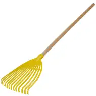 LENA: Laubrechen mit Holzstiel 60 cm