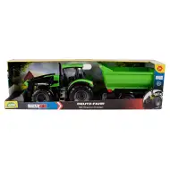 LENA: Worxx Deutz-Fahr Agrotron 7250 TTV Traktor mit Anhänger im Karton 74 cm