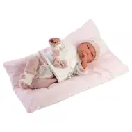 Llorens: Reborn limitierte Ausgabe lebensechtes Neugeborenes mit Kissen 42cm