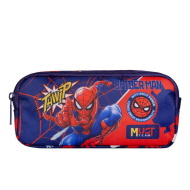 Luna: Must Team Spider-Man zylindrisches Federmäppchen mit 2 Ebenen, 21x6x9 cm