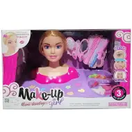Make-Up frisierbarer Puppenkopf Spielset