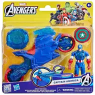 Marvel: Captain America mit Motorrad und Schildwerfer - Hasbro