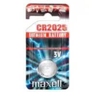 Maxell: Alkalische Lithium-Knopfzelle CR2025 1 Stück in Blisterverpackung