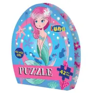 Meerjungfrauen-Puzzle mit 42 Teilen