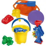 Mega Sandkastenset Sortiment 9-teilig - D-Toys
