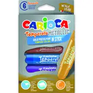 Metallische Temperastifte 6er-Set - Carioca