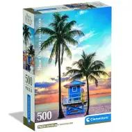 Miami Beach, Florida HQC 500-teiliges Puzzle - Clementoni
