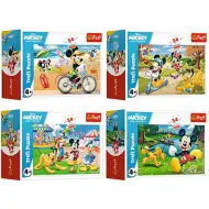 Mickey Maus ein Tag mit Freunden 54-teilige Mini-Puzzle in 4 Varianten - Trefl