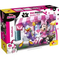Minnie Maus 2-in-1 Maxi-Puzzle mit 35 Teilen und Malvorlage 70x50 cm – Lisciani