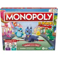 Monopoly Junior Gesellschaftsspiel für Kinder 2-in-1 – Hasbro