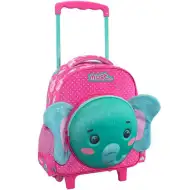 Must: 3D-Rollrucksack in Elefantenform mit zwei Fächern, Teleskopgriff, 27x10x31cm