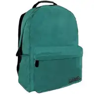 Must: Grüner Monochrome RipStop Schulranzen, Rucksack 32x17x42cm