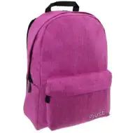 Must: Pink Monochrome Jeans Schultasche, Rucksack 32x17x42cm