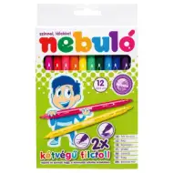 Nebulo: Doppelseitiger Filzstift 12er-Set