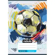 Nebulo: Fußballmuster 4. Klasse liniertes Heft A/5 27-32