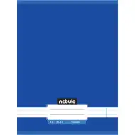Nebulo: Geheftetes liniert Heft in Ozeanblau, 81-32 A/4
