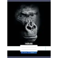 Nebulo: Geheftetes liniert Heft mit Gorilla-Muster 81-32 A/4