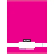 Nebulo: Geheftetes liniert Neon-rosafarbenes Heft 81-32 A/4