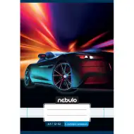 Nebulo: Geheftetes liniertes Heft für die 3. Klasse A5 12-32 Coole Muster - Autos