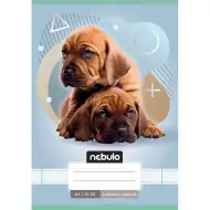 Nebulo: Geheftetes liniertes Heft für die 3. Klasse A5 12-32 Tiere - Hunde