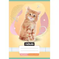 Nebulo: Geheftetes liniertes Heft für die 3. Klasse A5 12-32 Tiere - Katzen