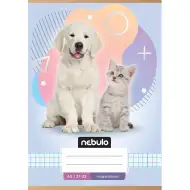Nebulo: Heft mit Hund-Katze-Muster kariert A/5 27-32