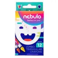 Nebulo: Jumbo Buntwachsmalstifte Set 12 Stück
