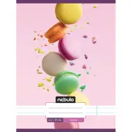 Nebulo: Liniertes Heft mit Macaron-Muster 81-32 A/4