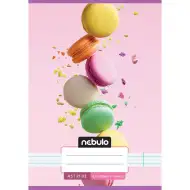 Nebulo: Macaron-Muster liniertes Heft für die 4. Klasse 21-32
