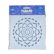 Nebulo: Mandala Kunststoff-Schablonenblatt