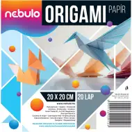Nebulo: Origami-Papiere 20x20 cm, 20 Stück, 80g
