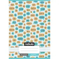 Nebulo: Textblasenmuster-Wörterbuchheft A/5 31-32