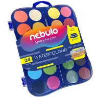 Nebulo: Wasserfarben-Set mit 24 Farben