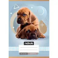 Nebulo: Zwei Hunde gemustertes kariertes Heft A/5 27-32