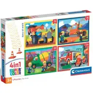 Noli beschäftigt 4-in-1 Supercolor Puzzle - Clementoni
