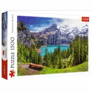Oeschinensee Alpen, Schweiz 1500-teiliges Premium-Puzzle - Trefl