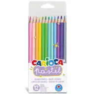 Pastellfarbener Buntstiftset 12 Stück - Carioca