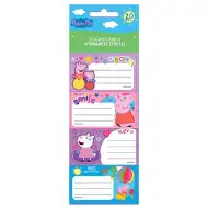 Peppa Wutz Heftetiketten 20er-Set