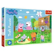 Peppa Wutz Spaß im Gras 24-tlg. Maxi Puzzle - Trefl