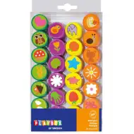 PlayBox: 26-teiliges Stempelset mit verschiedenen Motiven