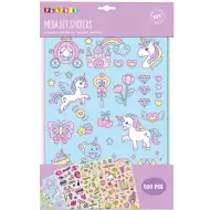PlayBox: Mega-Sticker-Set mit Einhorn-Motiven – 500 Stück