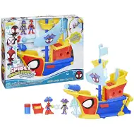 Póki und seine wundervollen Freunde Waterwebs: Pókis Piratenschiff-Spielset – Hasbro