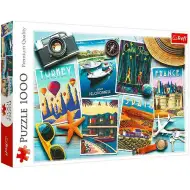 Postkarten aus dem Sommerurlaub 1000-teilige Puzzle - Trefl