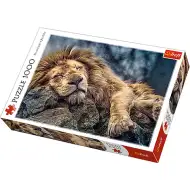 Schlafender Löwe 1000-teiliges Premium-Puzzle - Trefl