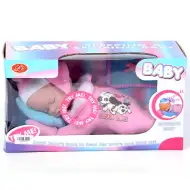 Schlafendes Baby mit Licht